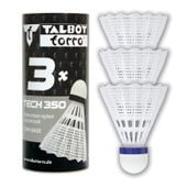 Lotki do badmintona TALBOT TORRO Tech 350 Medium 3 szt - białe
