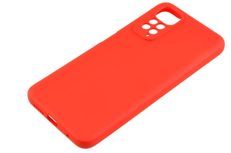 Etui silikonowe Tint do Xiaomi Redmi Note 11 czerwony zdjęcie 1