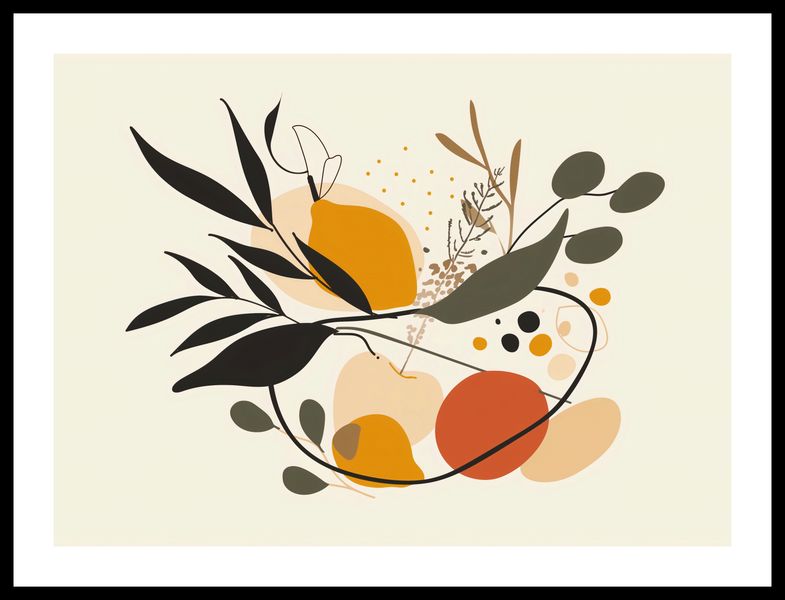 Plakat 55x40cm Botaniczny Wir zdjęcie 3