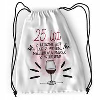 Plecak Urodziny 25 25Te Sportowy Szkolny Worek Z Nadrukiem Ze Zdjęciem
