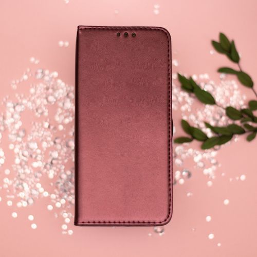 Etui Smart Magnetic do REALME Note 60 burgundowe na Arena.pl