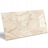 DUŻE PŁYTKI ŁAZIENKOWE PODŁOGOWE GRES MARMUR IRIS CREMA 60x120 cm POŁYSK