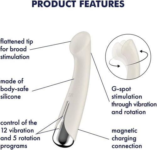 satisfyer spinning g-spot 1 beige na Arena.pl