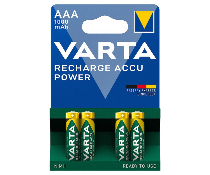 Varta PowerAccu R03/AAA 1000mAh B4 zdjęcie 1