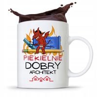 Kubek Architekta Projektanta Piekielnie Dobry Z Nadrukiem Ze Zdjęciem
