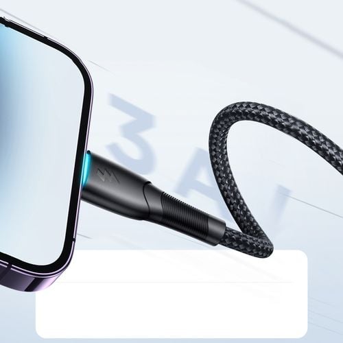 kabel przewód do iphone starry series usb-a - lightning 3a 1m czarny na Arena.pl