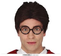 peruka czarna magika czarodzieja krótka harry