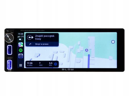 RADIO SAMOCHODOWE 1-DIN DOTYKOWE 7 CALI USB-C BLUETOOTH WIFI KAMERA COFANIA na Arena.pl