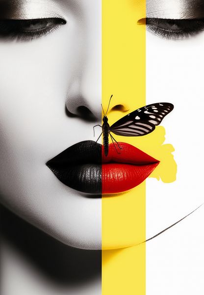 Plakat 68x98cm Motyla Piękność zdjęcie 1