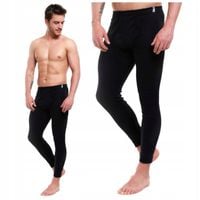 KALESONY MĘSKIE CIEPŁE KLASYCZNE BAWEŁNIANE MORAJ CZARNE L