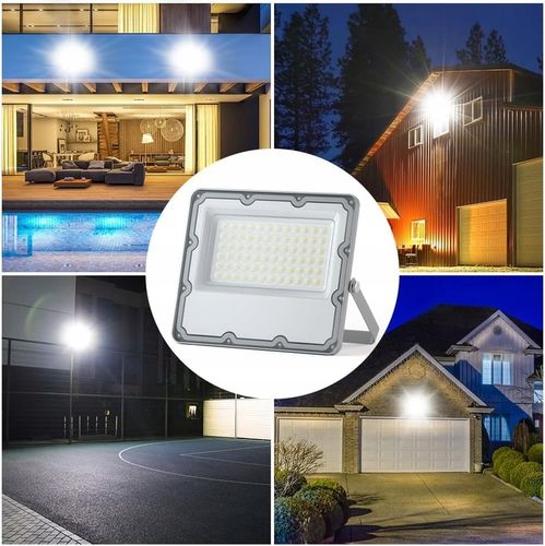 Halogen LED Naświetlacz Lampa 50W 5500lm Premium Reflektor Zewnętrzny na Arena.pl