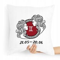 Poduszka Prezent Znaki Zodiaku Zodiakara Bliźnięta Z Nadrukiem Ze Zdjęciem