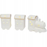 Świąteczny pociąg z oświetleniem LED Seasons & Style 25,5 x 5,5 x 9 cm