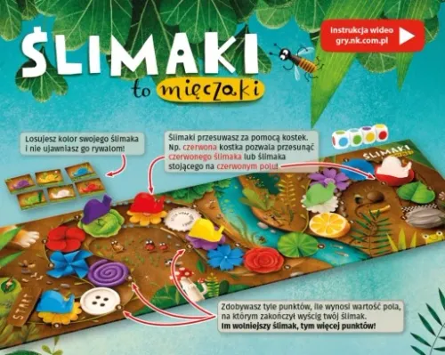Ślimaki to mięczaki! Gra rodzinna na Arena.pl