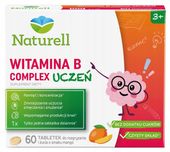 Naturell Witamina B Complex Uczeń dla dzieci 60 tabletek o smaku mango