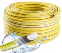 Wąż Ogrodowy 4 warstwowy Premium Plus 1/2'' 50m POLSKI PRODUKT Żółty