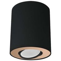 LAMPA sufitowa SET 8901 Nowodvorski metalowa OPRAWA tuba downlight czarna złota