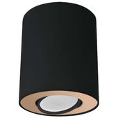 LAMPA sufitowa SET 8901 Nowodvorski metalowa OPRAWA tuba downlight czarna złota
