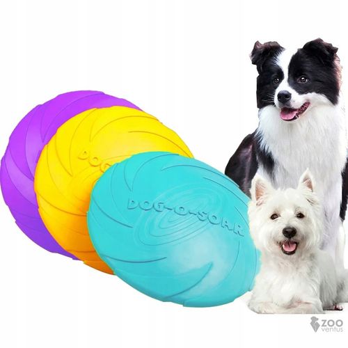 Zestaw 3x DYSK DO RZUCANIA APORTOWANIA FRISBEE GRYZAK zabawka dla psa na Arena.pl
