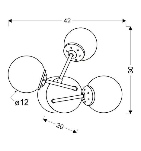 Best 2 kinkiet 3x40W E14 chrom na Arena.pl