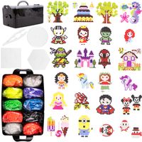 Koraliki Do Prasowania 10000 Fluorestencyjne Prasowanki Szablony Kufer