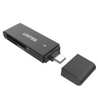 Unitek Czytnik kart SD/microSD USB-A 5Gbps/USB-C