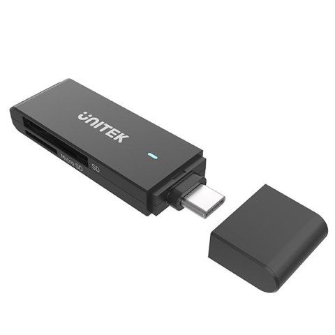 Unitek Czytnik kart SD/microSD USB-A 5Gbps/USB-C zdjęcie 1