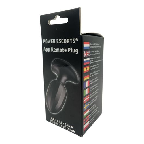 power escorts - br192 - remote vibrating plug - app controled - silicone na Arena.pl
