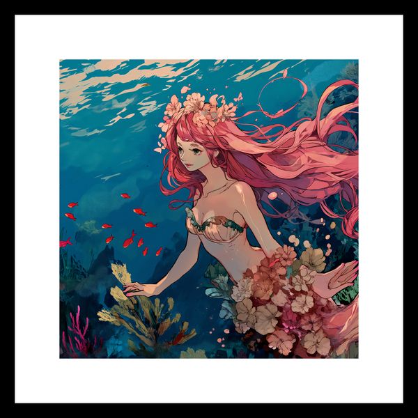 Plakat 30x30cm Nimfa Oceanu zdjęcie 3