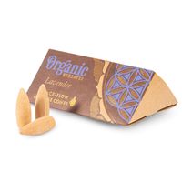 Kadzidła stożkowe Organic Goodness – lawenda (12 szt.)