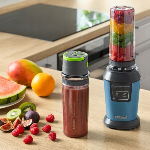 Blender kielichowy do smoothie 800W 0,6L niebieski tritan Sencor SBL 7172BL na Arena.pl