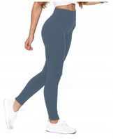 Legginsy z Wysokim Stanem Kryjące Getry Klasyczne Miękkie Wygodne MORAJ S/M