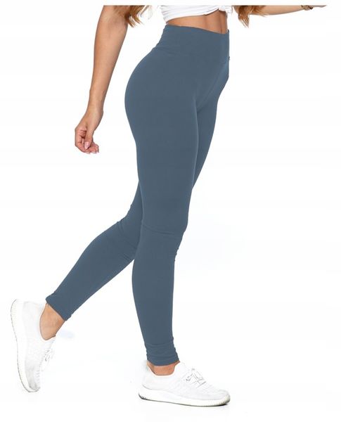 Legginsy z Wysokim Stanem Kryjące Getry Klasyczne Miękkie Wygodne MORAJ S/M zdjęcie 1