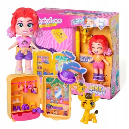 Kookyloos Lalka Jane Walizka Akcesoria Zwierzątko na Arena.pl