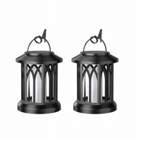 2szt. ŚWIETLNA lampki solarne ogrodowe PŁOMIEŃ New