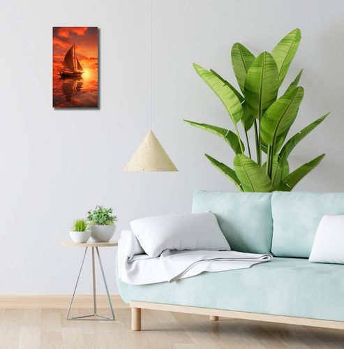 Obraz 20x40cm Pod Żaglami Zachodu Słońca na Arena.pl