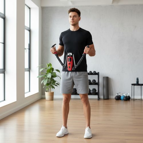 Hydrauliczny ściskacz do ćwiczeń z licznikiem 10–200 kg F1020 PRO HMS na Arena.pl