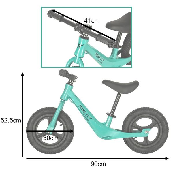 Rowerek biegowy Trike Fix Active X2 zielony zdjęcie 6