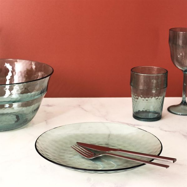 Talerz Zekrit 23,5cm niebieski zdjęcie 2