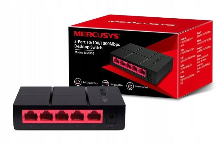 Switch MERCUSYS MS105G zdjęcie 9