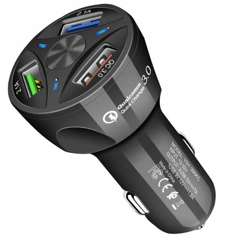 Ładowarka samochodowa USB Interlook 3100 mA na Arena.pl