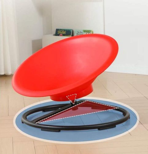 krzesło obrotowe Bączek - czerwony MAŁPISZON na Arena.pl