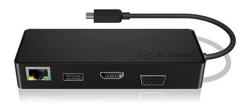 IcyBox IB-DK4033-CPD USB,VGA,Rj45,type-C na Arena.pl