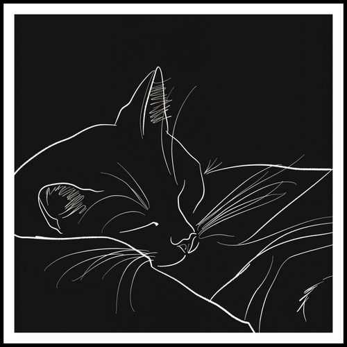 Plakat 90x90cm Nocny Spokój na Arena.pl