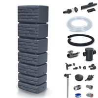 Zbiornik na deszczówkę TOWER BRICK 350l + przyłącza