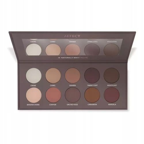 Affect Paleta prasowanych cieni Naturally Matt na Arena.pl