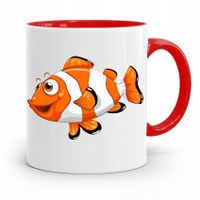 Kubek Czerwony Dzień Dziecka Prezent Rybka Nemo Z Nadrukiem Ze Zdjęciem