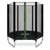 Trampolina ogrodowa 183 cm VIRTUFIT z siatką bezpieczeństwa drabinka