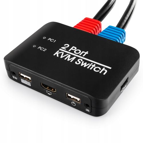 Switch KVM USB + HDMI 2/1 Spacetronik SPH-KVM22 na Arena.pl