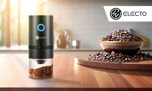 MINI ELEKTRYCZNY MŁYNEK DO KAWY BEZPRZEWODOWY PRZENOŚNY USB AKUMULATOR na Arena.pl